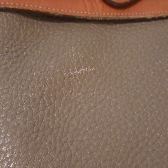 Tan and Taupe dooney and bourke satchel style purse vintage - Picture 4 of 9